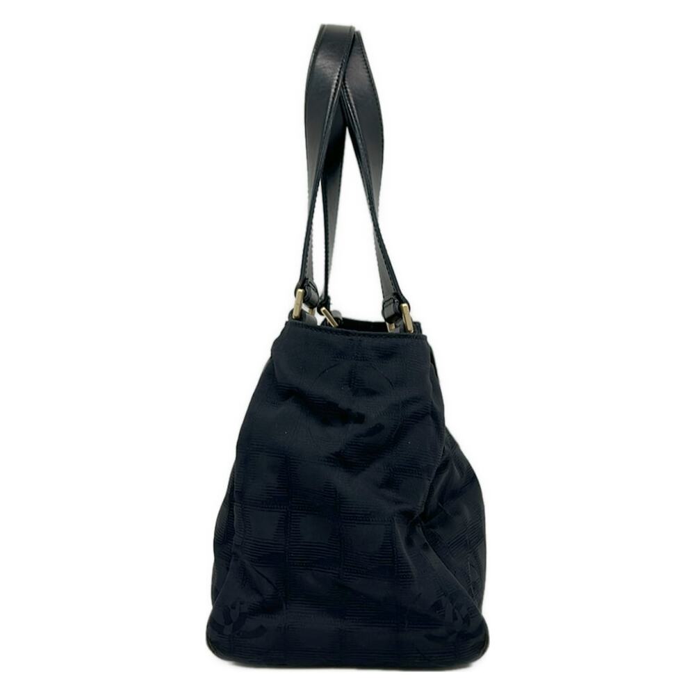 Chanel New Travel Line Tote Bag Nylon Jacquard Leather - Picture 2 of 9